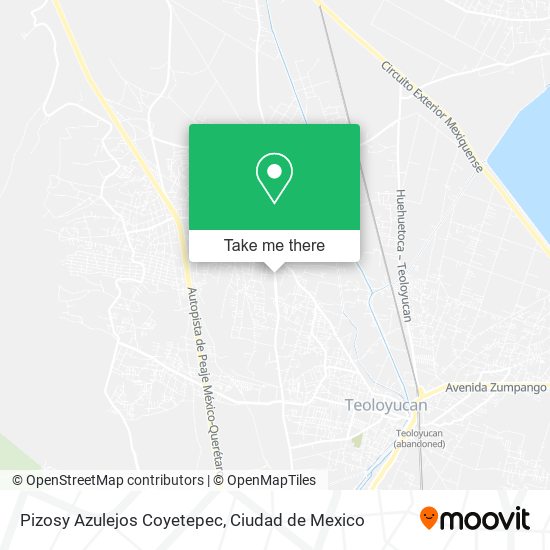 Mapa de Pizosy Azulejos Coyetepec