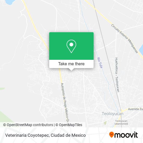 Veterinaria Coyotepec map