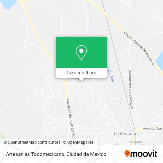 Artesanias Todomexicano map