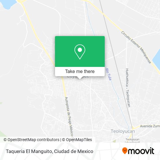 Mapa de Taqueria El Manguito