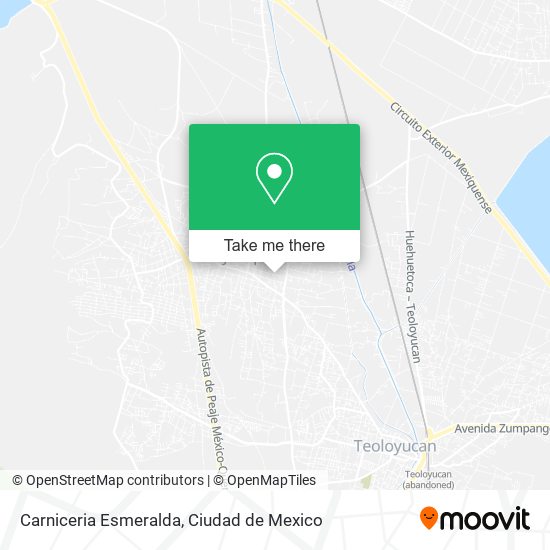 Mapa de Carniceria Esmeralda