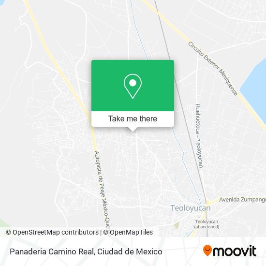 Panaderia Camino Real map