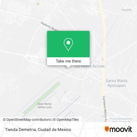 Tienda Demetria map