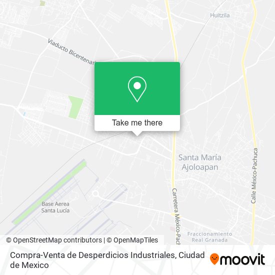 Mapa de Compra-Venta de Desperdicios Industriales