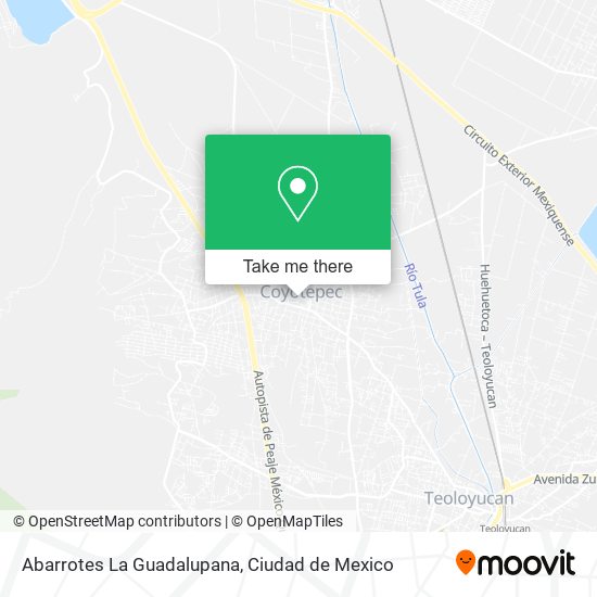 Abarrotes La Guadalupana map