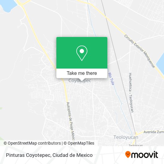 Mapa de Pinturas Coyotepec