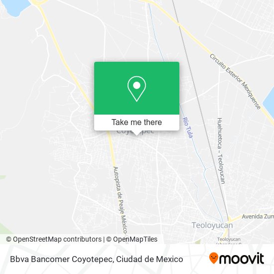 Bbva Bancomer Coyotepec map