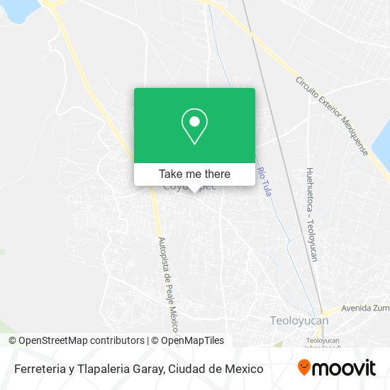 Mapa de Ferreteria y Tlapaleria Garay