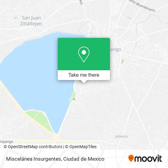 Mapa de Miscelánea Insurgentes