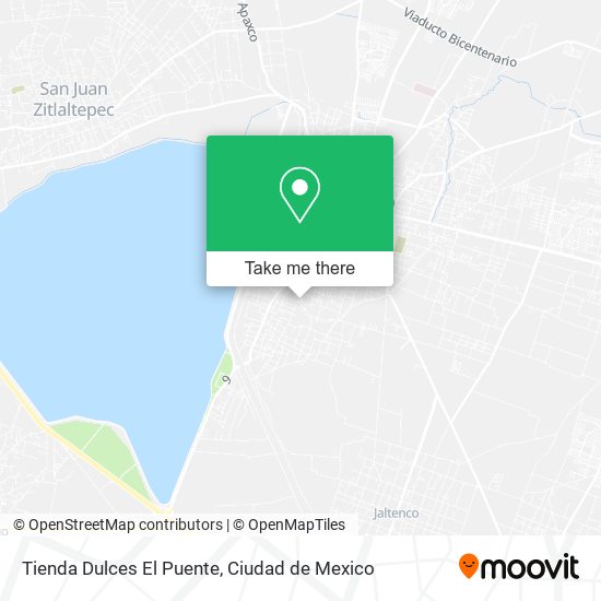 Mapa de Tienda Dulces El Puente