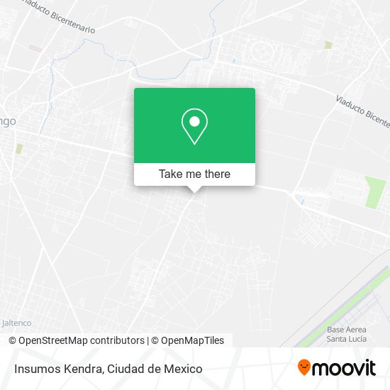 Insumos Kendra map