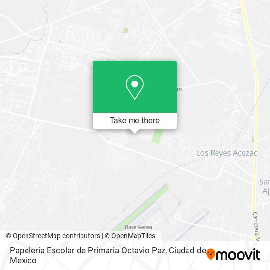 Mapa de Papeleria Escolar de Primaria Octavio Paz