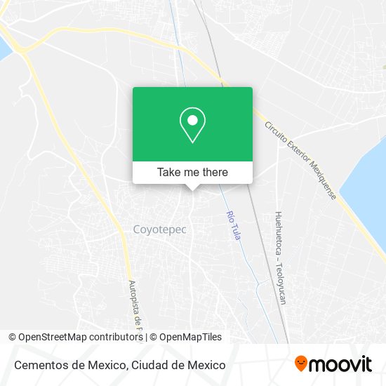 Cementos de Mexico map