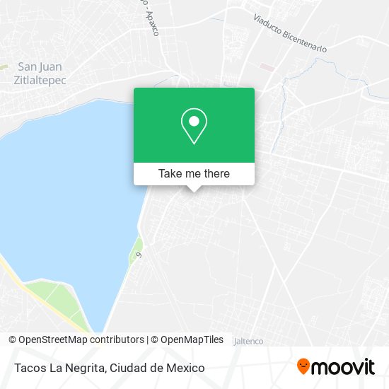 Mapa de Tacos La Negrita