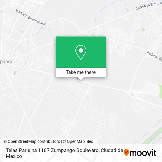 Telas Parisina 1187 Zumpango Boulevard map