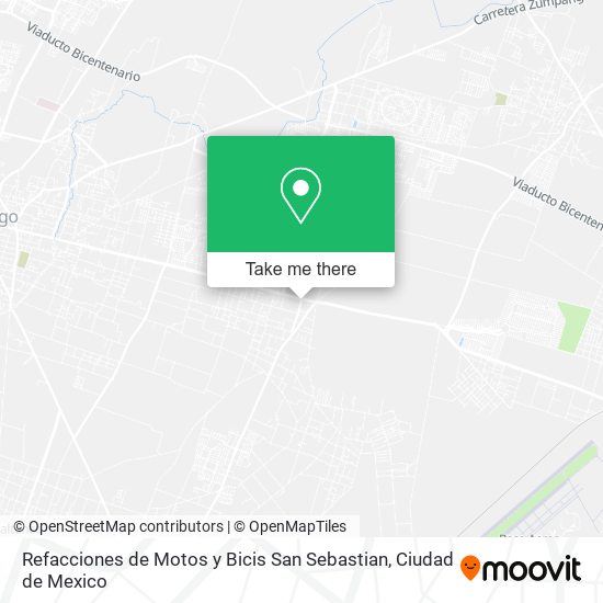 Refacciones de Motos y Bicis San Sebastian map