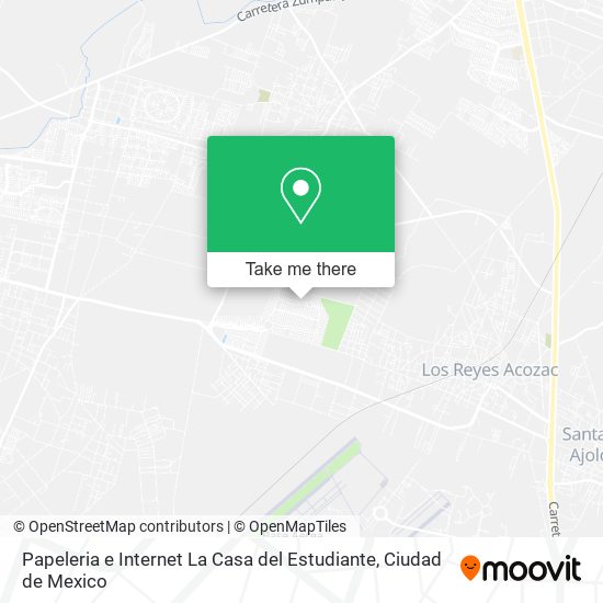 Papeleria e Internet La Casa del Estudiante map