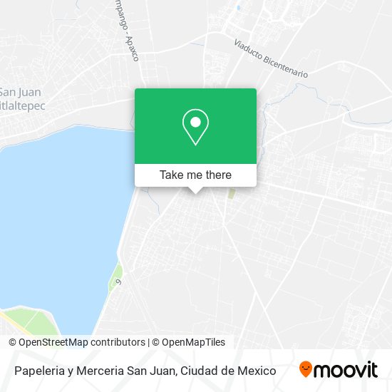 Mapa de Papeleria y Merceria San Juan