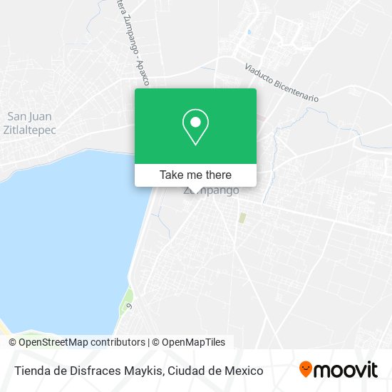 Mapa de Tienda de Disfraces Maykis