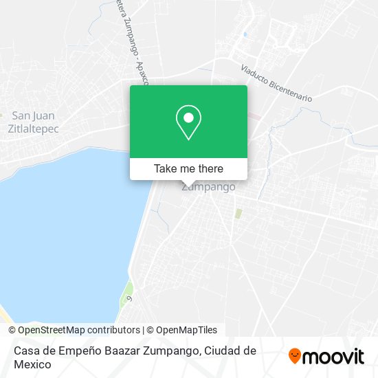 Casa de Empeño Baazar Zumpango map