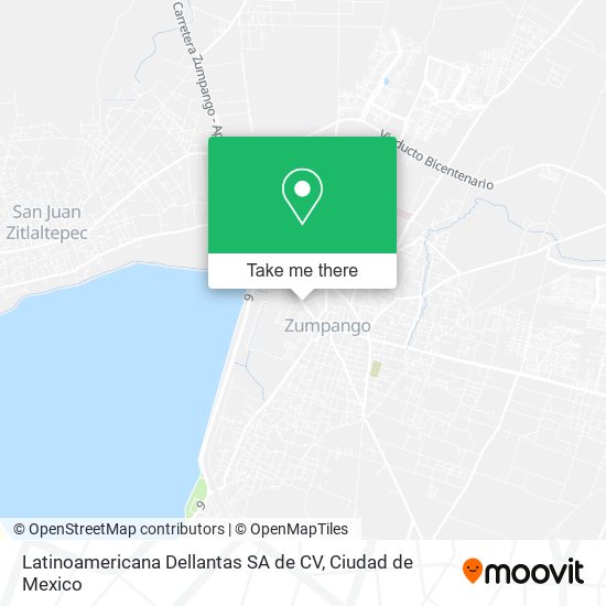 Latinoamericana Dellantas SA de CV map