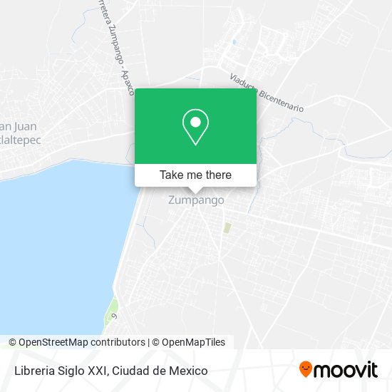 Mapa de Libreria Siglo XXI