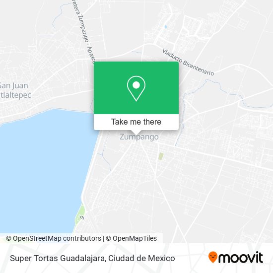 Super Tortas Guadalajara map