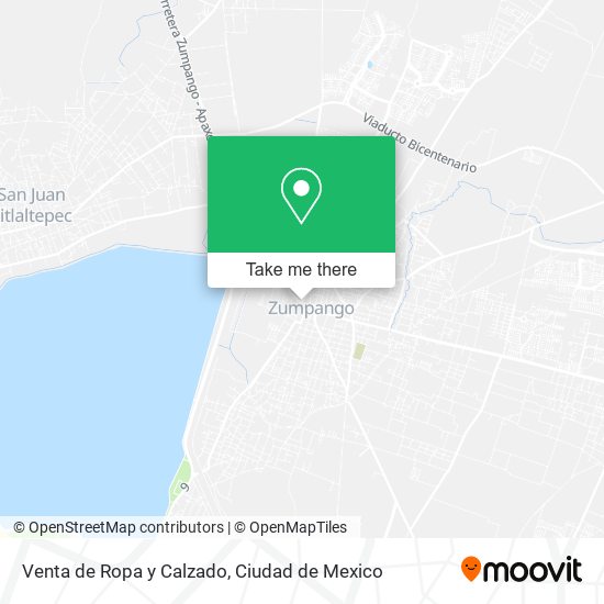 Venta de Ropa y Calzado map