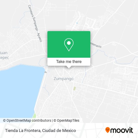 Mapa de Tienda La Frontera