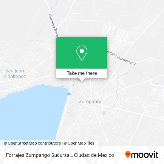 Forrajes Zumpango Sucursal. map