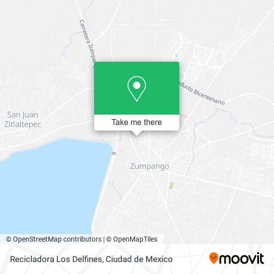 Recicladora Los Delfines map