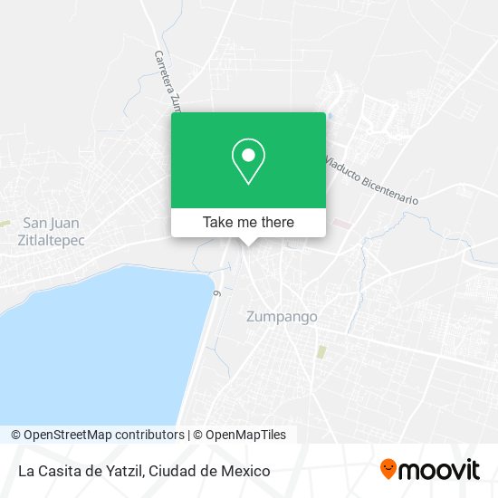 Mapa de La Casita de Yatzil