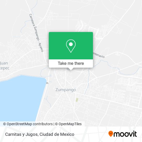 Carnitas y Jugos map