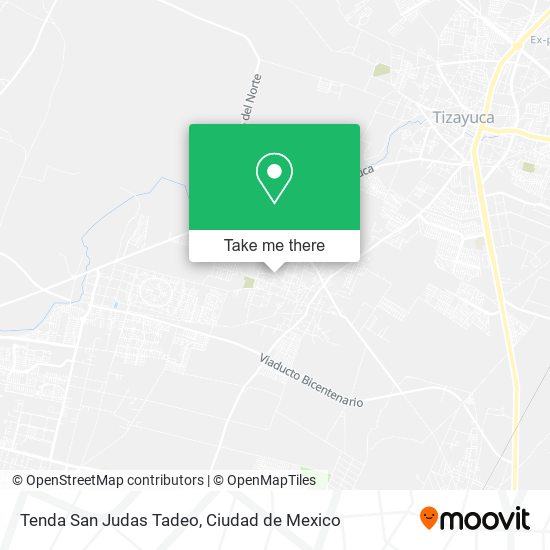 Tenda San Judas Tadeo map