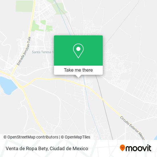 Mapa de Venta de Ropa Bety