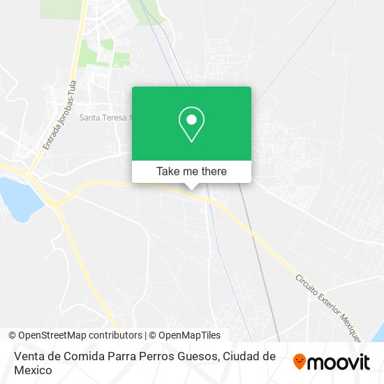 Mapa de Venta de Comida Parra Perros Guesos