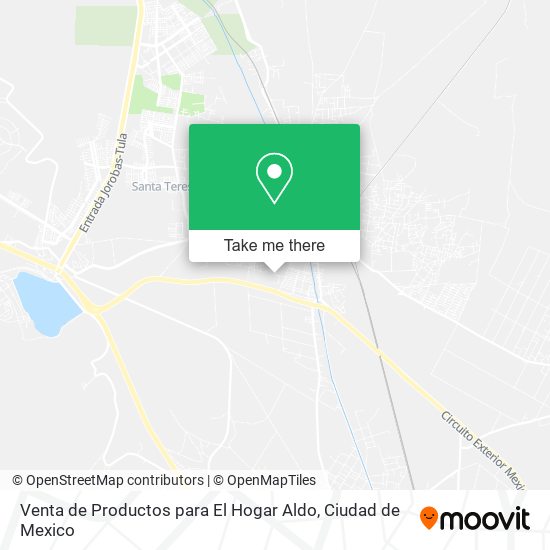 Venta de Productos para El Hogar Aldo map