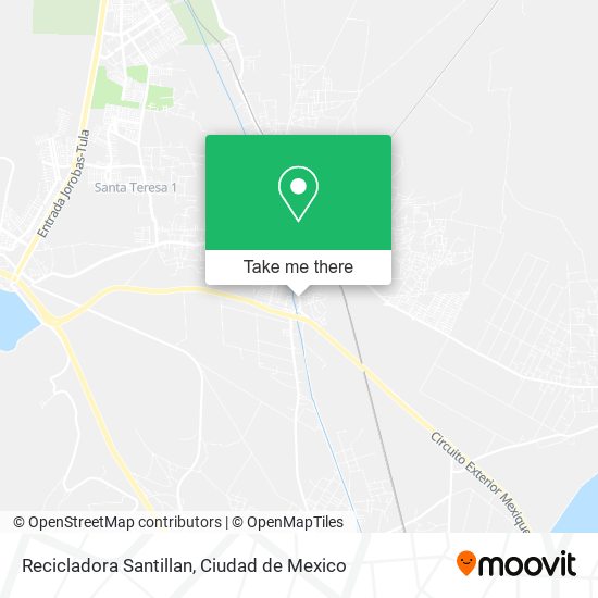 Mapa de Recicladora Santillan