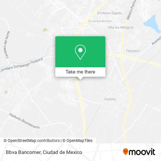 Bbva Bancomer map