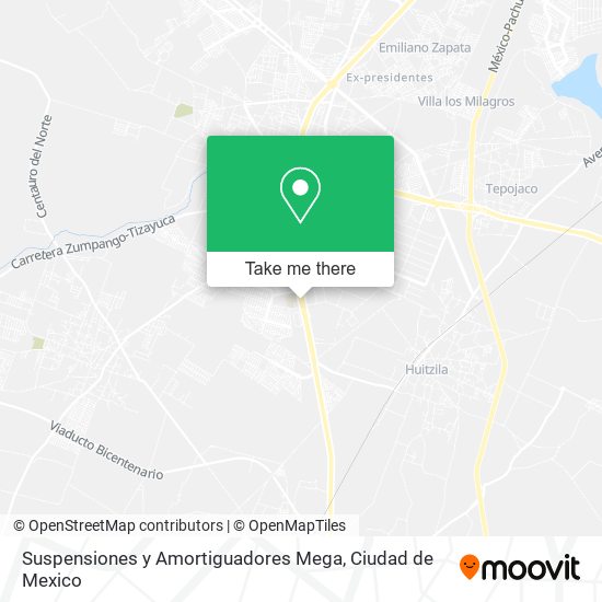 Suspensiones y Amortiguadores Mega map