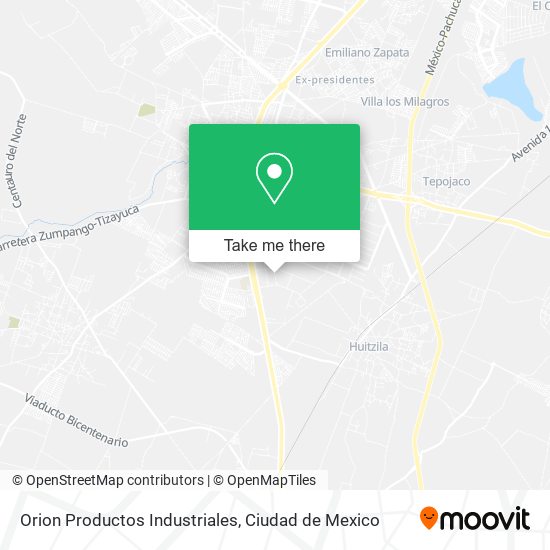 Orion Productos Industriales map