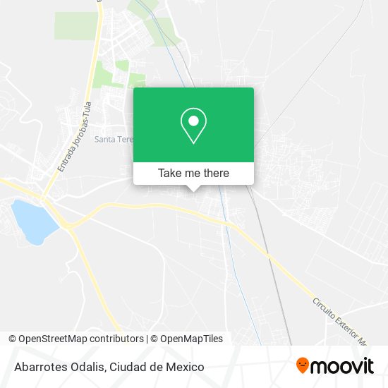 Abarrotes Odalis map