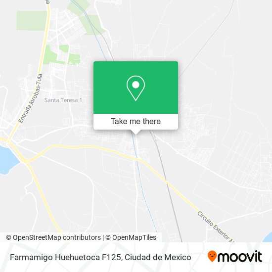 Mapa de Farmamigo Huehuetoca F125