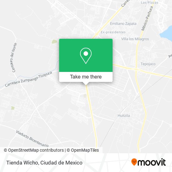 Mapa de Tienda Wicho