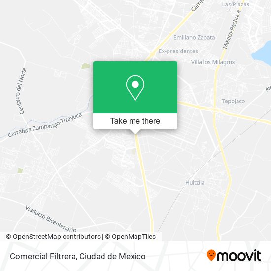 Comercial Filtrera map