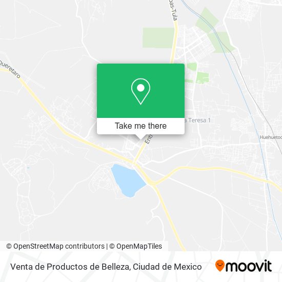 Venta de Productos de Belleza map