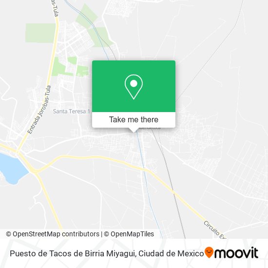 Mapa de Puesto de Tacos de Birria Miyagui