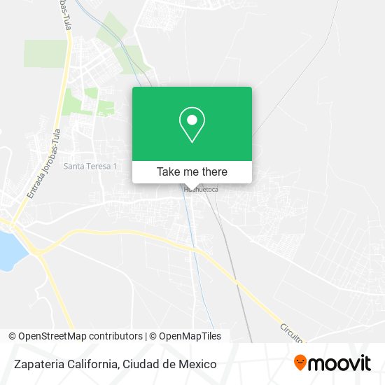 Zapateria California map