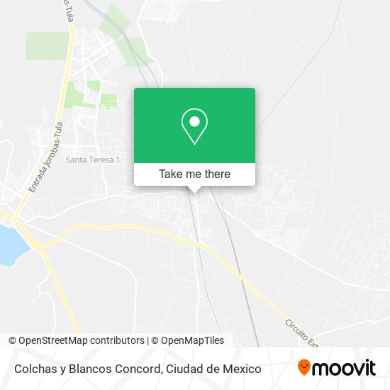 Mapa de Colchas y Blancos Concord
