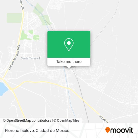 Floreria Isalove map